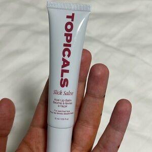 Topicals Slick Salve Acai Lip Balm - White & Pink Tube